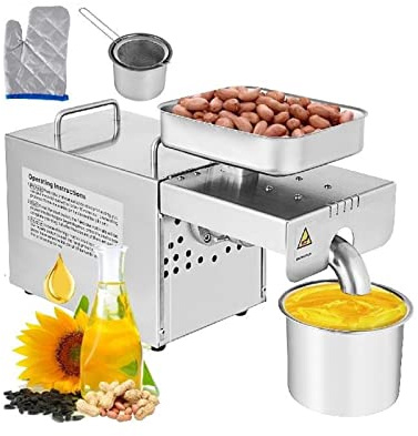Presse à huile automatique électrique domestique Utilisation commerciale Huile de sésame Colza Graine tournesol Cacahuète Noyer,Stabilité élevée