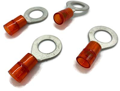 eXODA Kabelschuh 6 bis 10mm² M10 isoliert 4x Ringöse Pressöse Quetschkabelschuhe rot für sichere langlebige Verbindungen und optimale Leistung in der Elektrotechnik.