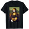 Mona Lisa mit Mundschutz Nudeln Klopapier Hamstereinkauf T-Shirt