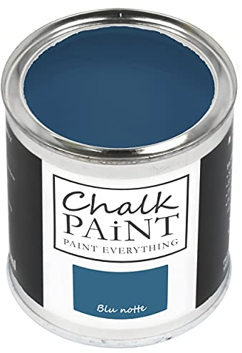 Chalk Paint Everything® Blu notte (Nachtblau) - (750 ml) Wasserbasierte Kreidefarbe für Shabby-Chic-Möbel, Dekoration und Recycling-Projekte – Ungiftig, leicht anzuwenden