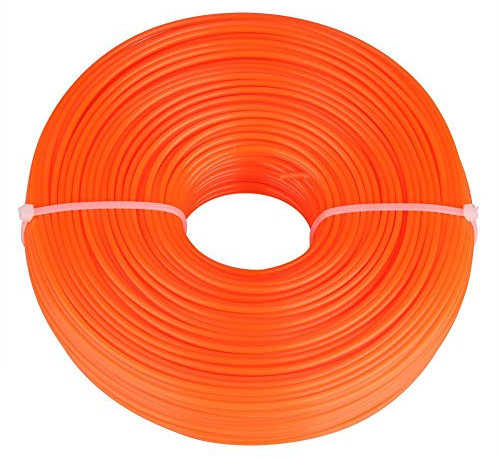 Ligne de Coupe-Bordures 2.4mm Fil de Corde en Nylon Fil Rond Tondeuse à Gazon à Essence pour Tondeuse à Gazon Corde de Tonte Ligne de Tonte 50 M / 100 M / 150 M (50 M)(2-100 mètres)