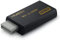 TLsiwio Adapter Wii auf HDMI Videosignal, Konverter Full HD 1080p mit Audio Ausgang Klinke 3,5 mm, Schwarz