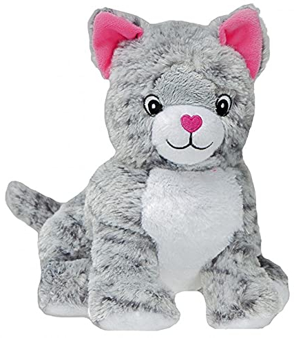 Pelucho - Peluche Bouillotte déhoussable chat - Made in France - Lavande et blé - Chaleur - Bien être - Douceur - Bouillotte sèche - Bouillotte Bébé - bouillotte micro-onde
