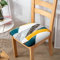 Highdi Housses de Siège de Chaise, Lot de 1,2,4 ou 6 Housse de Chaise Spandex Stretch Lavable Universelle Amovible Housse Assise Chaise, pour Salle à Manger, Hôtel (Puzzle,6 pièces)