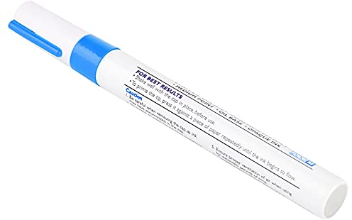 Keenso Autoreifen-Farbstift, Autoreifen-Markierungsstift, Wasserdichter Reifen-Farbstift, Kunststoff-Markierungsstift(Blau) Zubehör für Autolacke