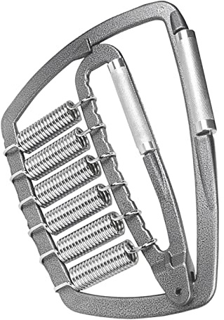 Perfeclan Handgriff-Verstärker Handgreifer mit einstellbarem Widerstand, Metall-Krafttrainer, Handgriff-Verstärker, Handgelenk- und Unterarm-Handtrainer, 6 Frühling