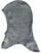 Lilano, Kinder/Baby Sturmhaube, 70% Wolle (kbT), 30% Seide, 210 g/m² (Grau, 74-80)