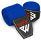 WFX Fasce Boxe 3,5m & 4,5m, Arti Marziali Bende Boxe, Supporto Polso Fascia Box'e per Pugni, Protezione Delle Dita, Allenamento Elastica Pesante per Box'e, MMA, Muay Thai (Blu 3,5 M)