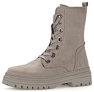 Gabor Damen Combat Boots, Frauen Stiefeletten,Wechselfußbett,Best Fitting,uebergangsstiefel,schnürstiefel,warm,Fango (fumo),40 EU / 6.5 UK
