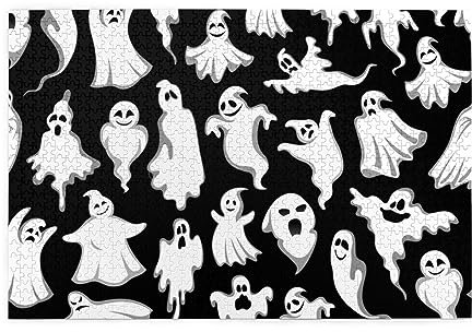 Halloween Goth Print Jigsaw Puzzle 1000 Pieces Wooden Puzzle Gifts For Adult Family Wedding Graduation Gift Vertical Version
