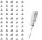KBRPARTS 50pcs M.2 NVMe Mounting Screws Kit for M.2 NVMe SSD, Supports Samsung, WD_BLACK & Other Brands, Works on ASUS, ASRock, Gigabyte, MSI Motherboards & Laptops
