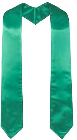 KEELYY Abschluss Stola 61'' Satin Schärpe Graduation Decorations Abschlussfeier Zubehör Priester Chor Stola Erwachsene Unisex