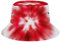 501 Anglerhut Krawattenfarbe Rot Weiß Eimer Hut Faltbar Strandhut Sonnenschutz Bucket Hat Für Camping Wandern Outdoor