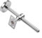 Adjustable Handrail Support Bracket, Silver Bannister Wall Holder for Flexibility (1#)