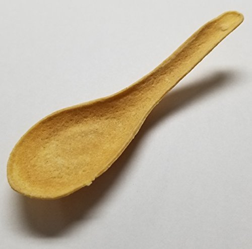 Flavorfulz, Corn Lime Edible Spoon, 144 Count, Gourmet Edible Spoons for Appetizers and Desserts