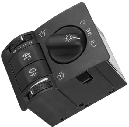 GLILAR Headlamp Fog Lamp Switch Sensor Compatible With Opel For Zafira 1999-2005 For Vectra B 1995-2003 Car Headlight Fog Lamp Main Light Switch Control 6240097