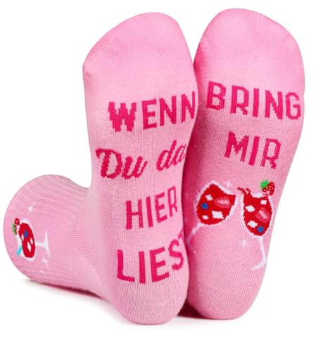 BOFUNX Lillet Apero Socken Lillet Liebhaber Geschenk Wildberry Aperitif Socken Lillet Geschenk für Freundin Geburtstag Valentinstag 36-42