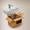 Sanibel 1001 QuickBox Waschtisch 600 mm – Komplettset mit Waschbecken, Einhebelmischer, Siphon & Eckventilen – Weiß, Keramik, einfache Montage