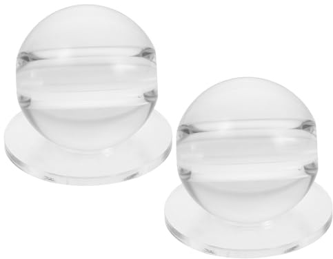 MAGICLULU Transparenter Snooker Schlagtrainer 2 Stück aus Glas und Acryl | Übungsgerät zur Stoßkorrektur, Visuelle Ausrichtungshilfe, für Training und Clubs