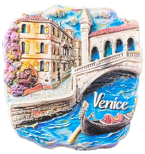 Venice Italy Fridge Magnet Travel Souvenir Resin Canal Gondola Landmark Style Home Decoration Classic Landmark Craft