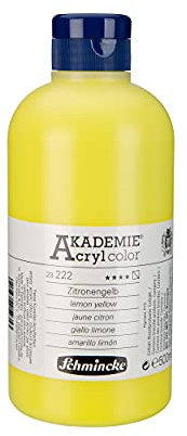 Schmincke AKADEMIE Acryl color Zitronengelb 500 ml, 23 222 028