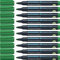 Schneider Maxx 130 Permanent-Marker mit Rundspitze (Strichstärke: 1-3 mm, nachfüllbar) 10er Packung grün