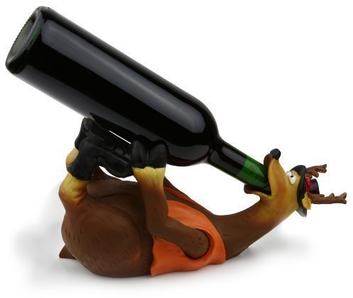 Pfiffig-Wohnen Weinflaschenhalter - lustiger Hirsch