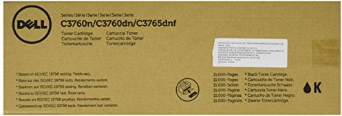 Dell W8D60 Laser Toner & Laser Toner & Patronen (Kartusche, schwarz, Laser, Dell C3760 N Dell C3760dn Dell C3765dnf)