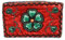 Les bijoux de porcelaine , Damen Clutch Rot granat