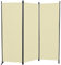 Angerer Freizeitmöbel GmbH Paravent - Raumteiler & Raumtrenner Sichtschutz - Outdoor Paravent für Windschutz & Schatten auf Balkon (3-teilig, PE beige)