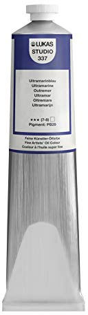 LUKAS Studio Oil Künstler-Ölfarben, Ultramarinblau, 200 ml