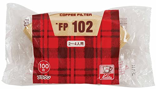 Kalita Coffee Filter Fp102 (100 Papers) for 2-4 Cups Dripper