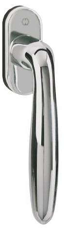 HOPPE Fenstergriff Dreh/Kipp 'Verona' Messing verchromt M051/U26-661176