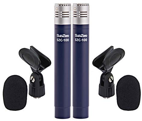 SUBZERO SZC-100 Pencil Condenser Microphone, Pair