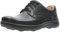 Clarks Nature Three, Mocassini Uomo, Pelle Nera, 44 EU Larga