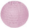 Dazone 10 Stück Papier Laterne Lampion rund Papierlampen Lampenschirm für Hochzeit Kirche Garten Party Dekoration Ballform (8 (20cm), Rosa)