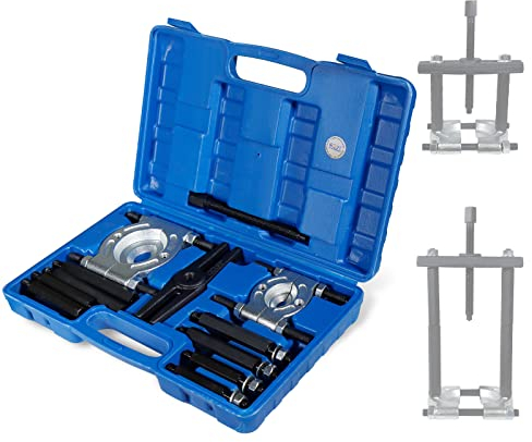 CCLIFE 12-tlg Lagerabzieher Set, Trennmesser für Kugellager, Polradabzieher, Trennvorrichtung 30-70mm