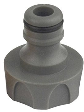 AB Tools Grey Hozelock Adaptor Adaptor Juction Push Connector Hose Pipe Threaded GAR54