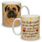 Kaffeebecher beidseitig mit Motiv bedruckt Hund Große XXL Tasse Bullmastiff