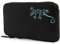 Oxmox Damen Minimalist Flip Wallet Schwarz Kunststoff 18 cm