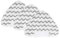 sky-w Replacement Triangle Steam Mop Pad Cover Suitable for Shark S3973,S3973D,S3973WM Vacuum Cleaner (Pack of 3)