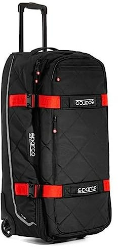 Sparco S016437NRRS Borsa Tour, Nero/Rossa