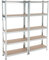 ESTEXO Steckregal Lagerregal 21 Modelle wählbar Schwerlastregal Regal Kellerregal Werkstattregal Werkbank Garagenregal (Verzinkt / 2x 170x75x30cm / 700kg)