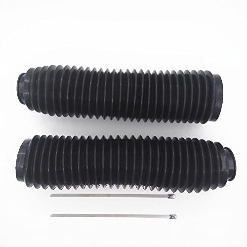 Coppia cuffia copriforcella in gomma per forcella moto per XT TT 600 2KF (41x 58 x 330MM)