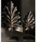 bamyum 2er-Set Sycomore Blätter Skulptur Modern Deko Wohnzimmer Schlafzimmer, Tischdeko, Schreibtisch Deko Anthrazit, Home Decor, Bücherregal Deko, Esstisch Statue Deko Aesthetic Dekoartikel Figuren