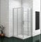 Aica Sanitär Duschkabine Duschabtrennung Dusche 80x80cm mit Duschtasse