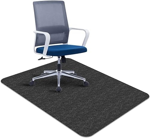 Tappetino protettivo per sedia da ufficio, 90 x 120 cm, per pavimenti duri, antigraffio, per pavimenti in laminato, parquet, piastrelle e pavimenti duri