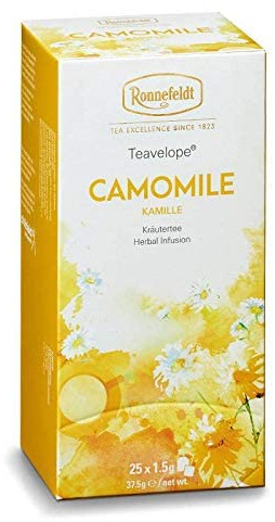 Ronnefeldt Teavelope 'Camomile' Kamille - Kräutertee, 25 Teebeutel, 37,5 g, Menge:6 Stück