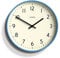 JONES CLOCKS® Studio wanduhr | Moderne runde Uhr | 30cm | Mittelblau | Leicht lesbare Zahlen | Vielseitiges Design für küche, Wohnzimmer oder büro