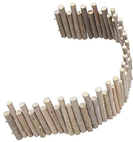 Tbest Hamster Holzzaun, Woodland Holzbrücke Ratte Leiter Brücke Rattenleiter Brücke Spielzeug Holzleiter Natürliches Versteck für Kleintiere